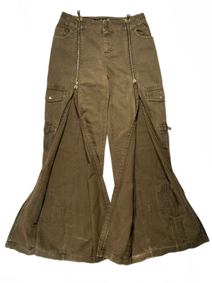 2000’s Dolce & Gabbana full zipper cargo pants