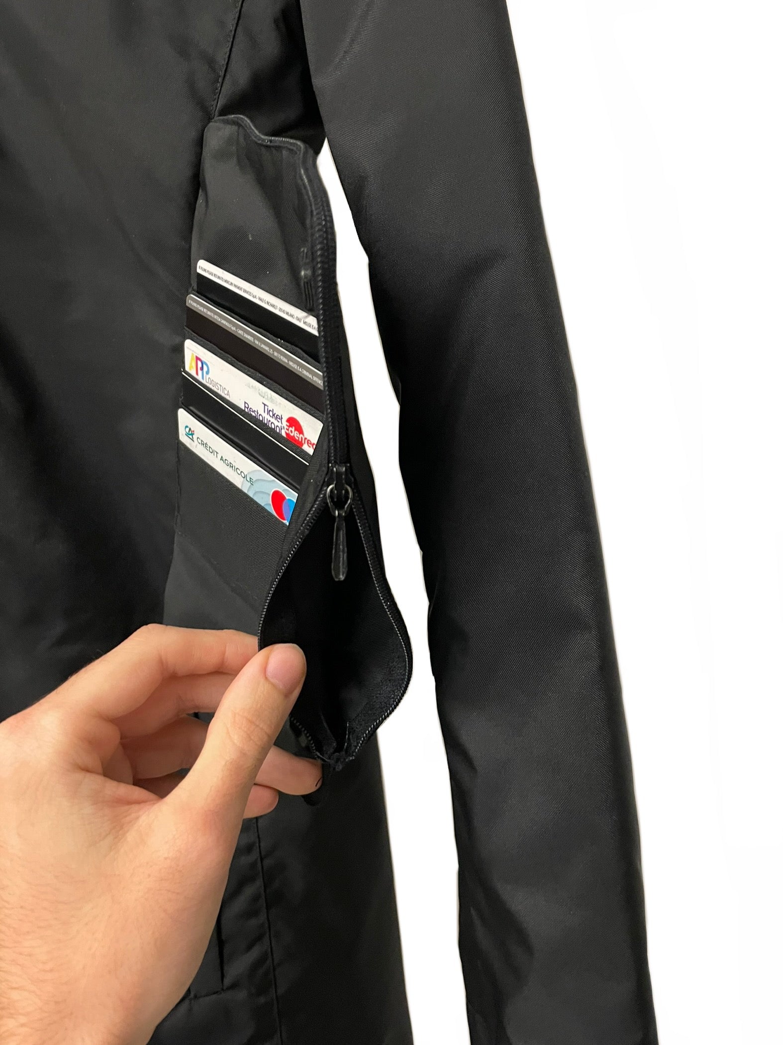 AW1999 Miu Miu hidden pocket technical nylon coat