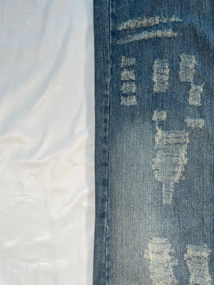 SS2006 Dolce & Gabbana eyelet studded jeans