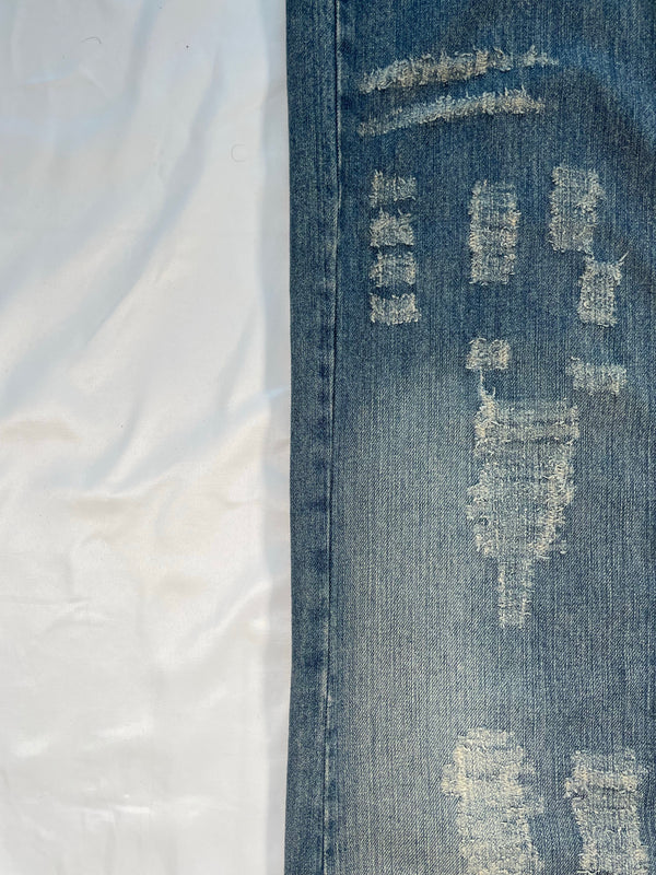 SS2006 Dolce & Gabbana eyelet studded jeans