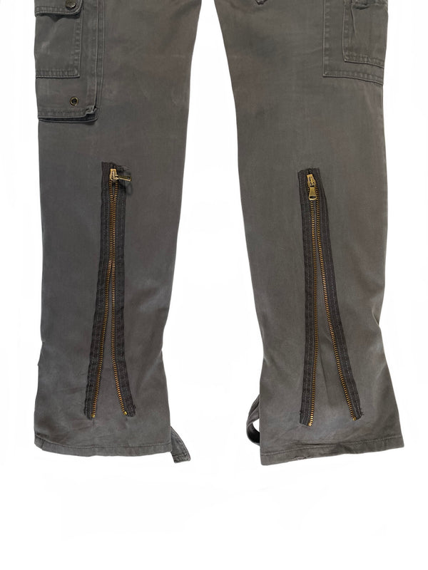 2000s Dolce & Gabbana bondage multi-pocket trousers