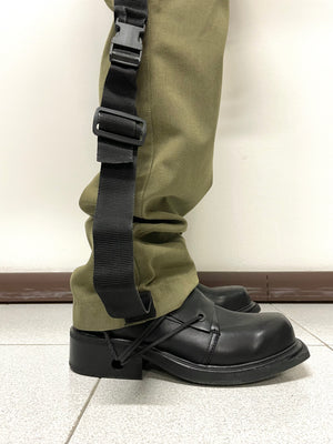 AW2003 Dolce & Gabbana bondage parachute cargo pants