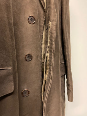 AW1996 Helmut Lang double breasted moleskin coat