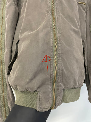 2000s  Dolce & Gabbana zip sleeves bomber jacket