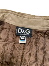 Load image into Gallery viewer, 2000’s Dolce &amp; Gabbana biker leather jacket
