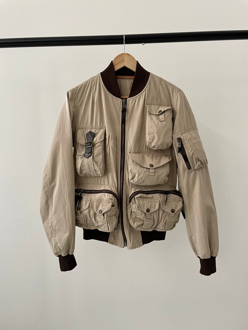 SS2003 Dolce & Gabbana parachute cargo bomber jacket