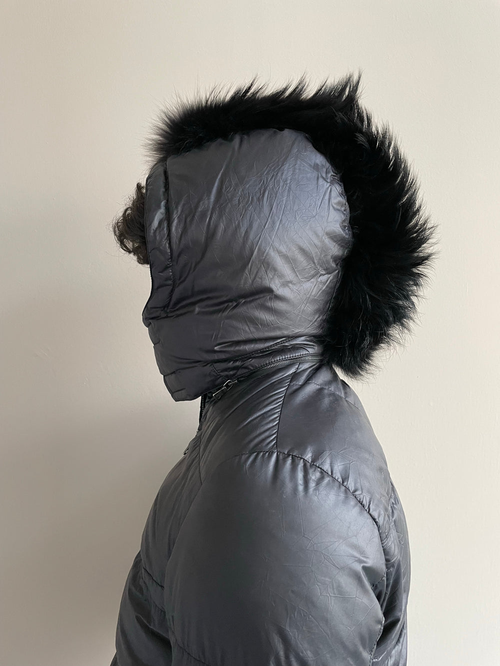 AW2008 Prada punk mohawk down jacket