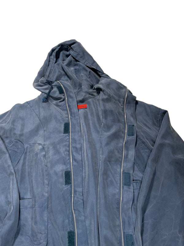 1990’s Katharine Hamnett cargo bomber jacket in silk