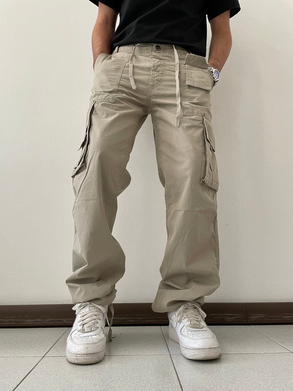 SS2003 Dolce & Gabbana cargo parachute pants
