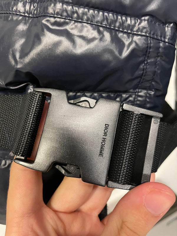 2007 Dior Homme Navigate bondage puffer jacket