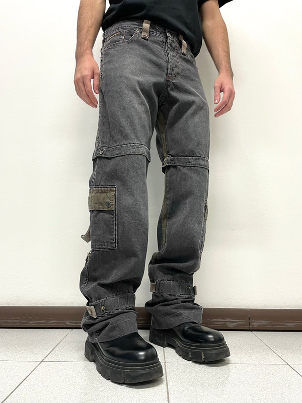 2004 Dolce & Gabbana bondage cargo pants