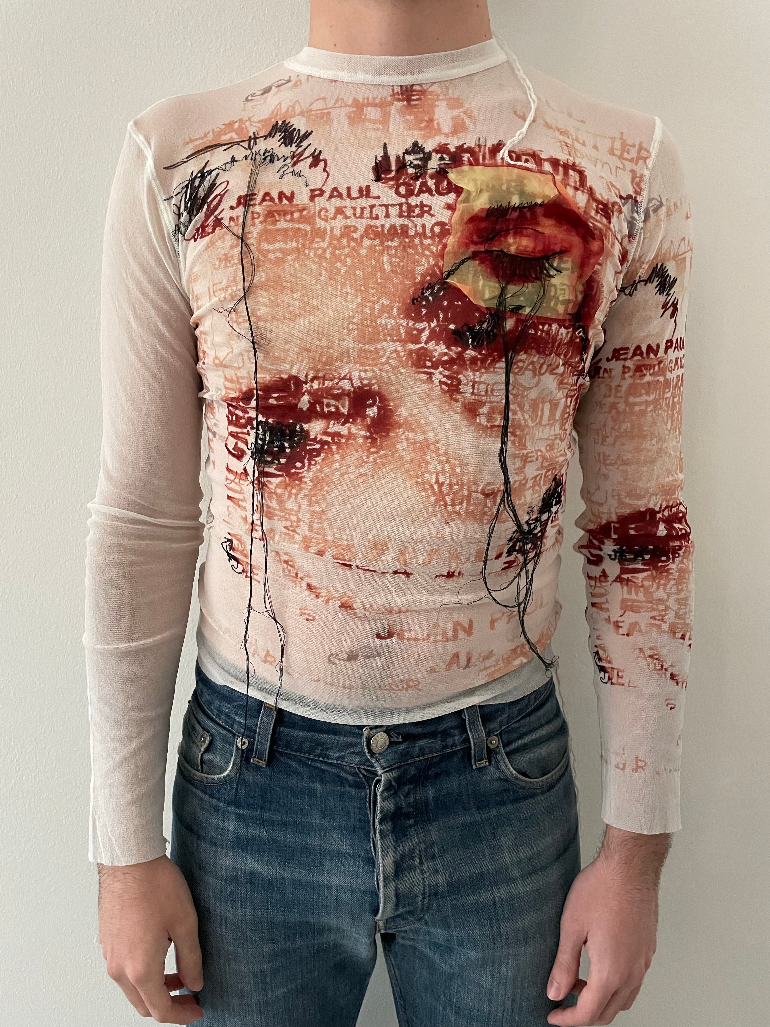 【新品】Jean Paul Gaultier☆Face print柄☆ハンカチ 新品】Jean Paul Gaultier☆batik柄☆ハンカチ - メルカリ