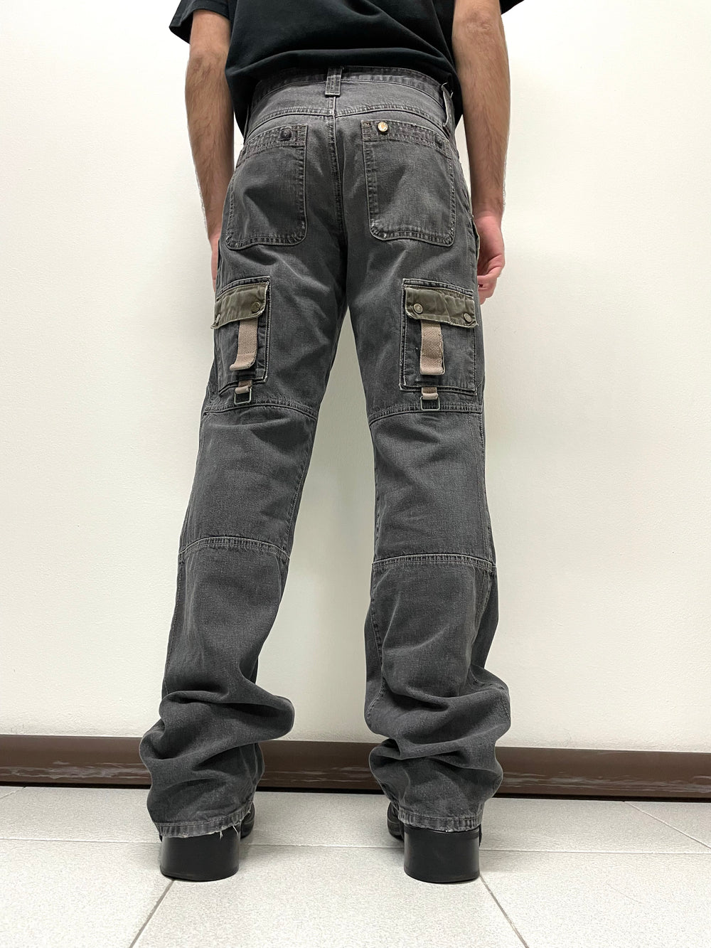 2004 Dolce & Gabbana bondage cargo pants