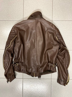 1990s Emporio Armani biker leather jacket