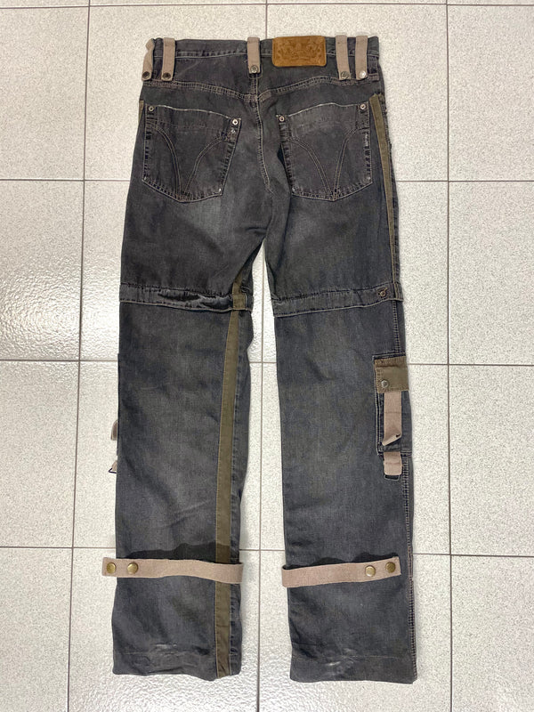 2004 Dolce & Gabbana bondage cargo pants