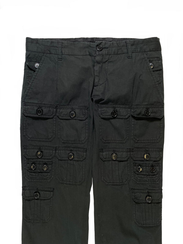 SS2008 Dolce & Gabbana multi-pocket cargo trousers