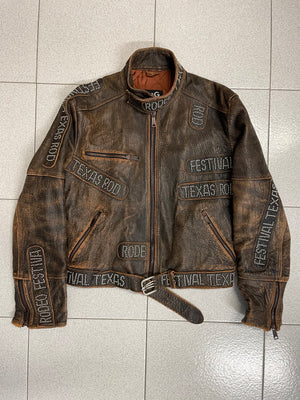 2000s Dolce & Gabbana Rodeo leather jacket