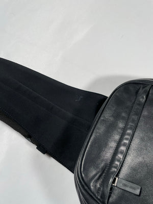 1999 Miu Miu black leather crossbody bag