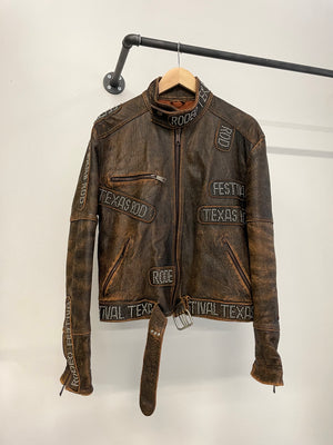 2000s Dolce & Gabbana Rodeo leather jacket
