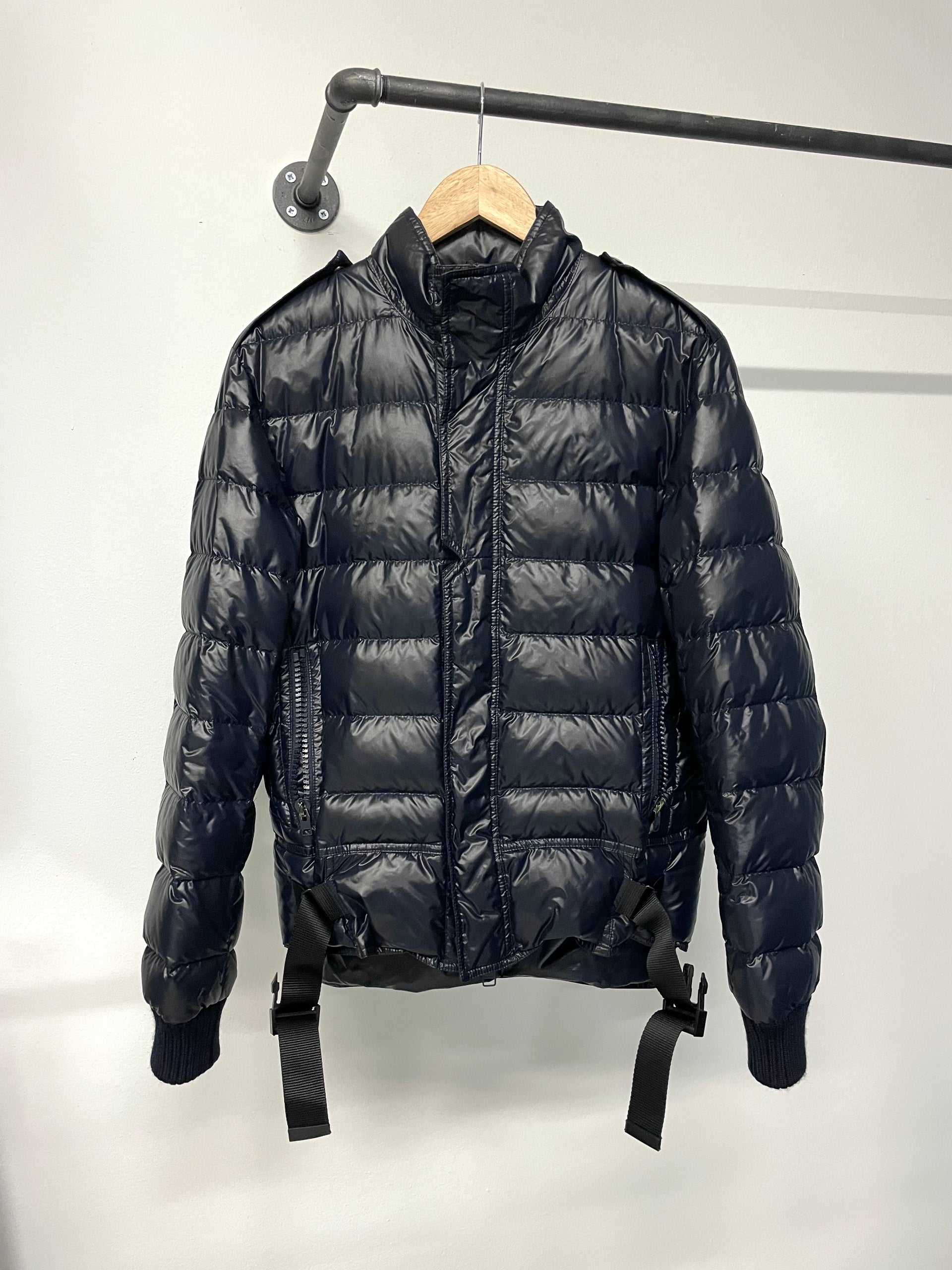 2007 Dior Homme Navigate bondage puffer jacket