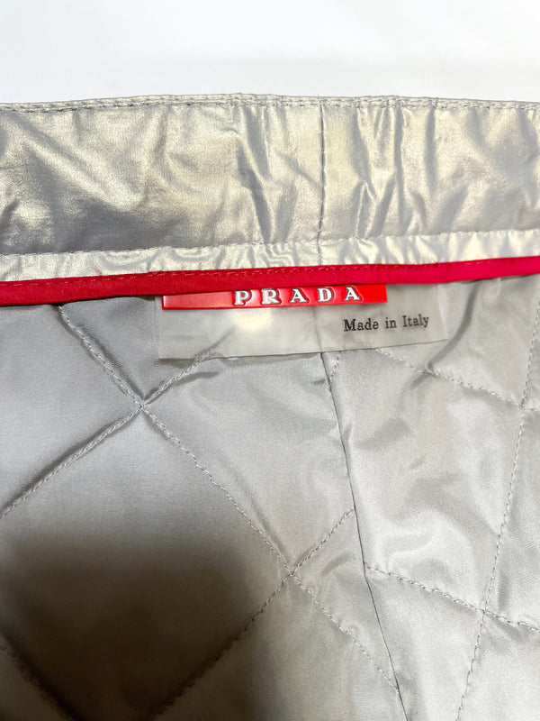 2000’s Prada astro silver cargo pants