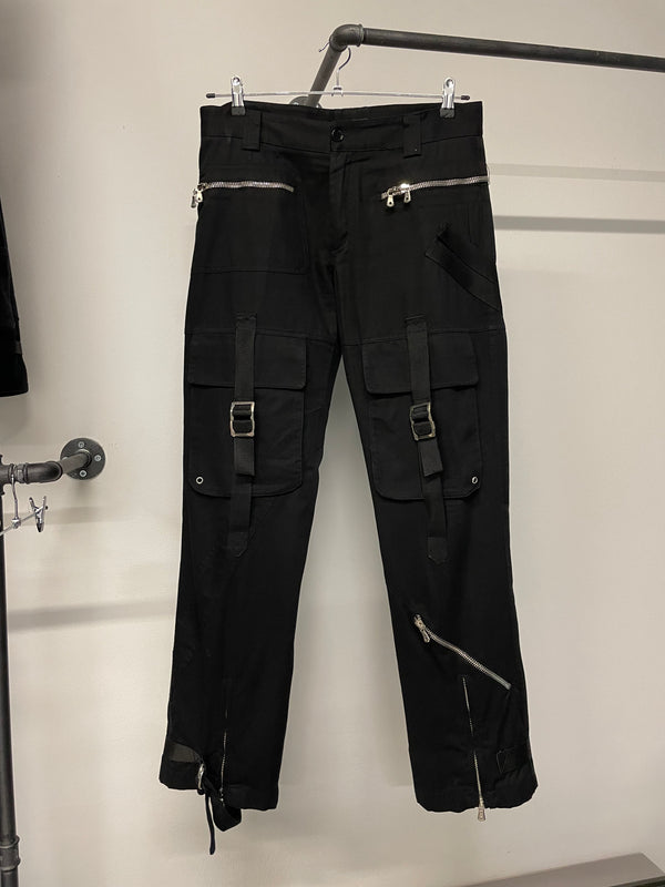 AW2003 Dolce & Gabbana bondage cargo pants