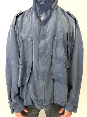 1990’s Katharine Hamnett cargo bomber jacket in silk