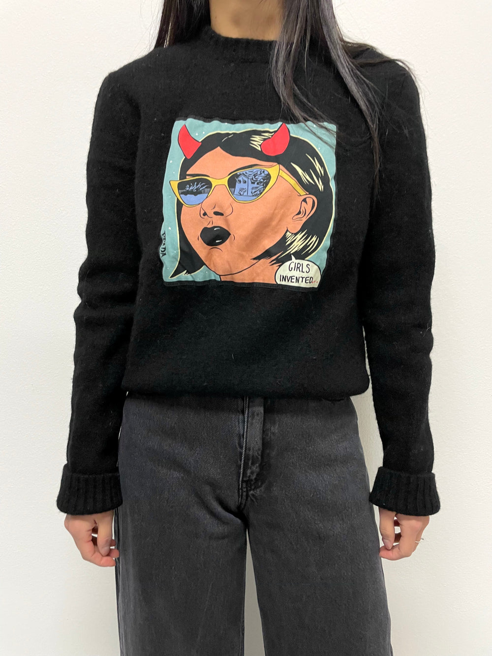 AW2017 Prada “Girls invented” sweater