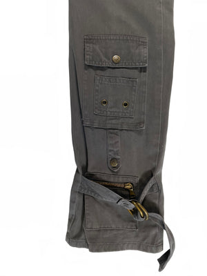 2000s Dolce & Gabbana bondage multi-pocket trousers
