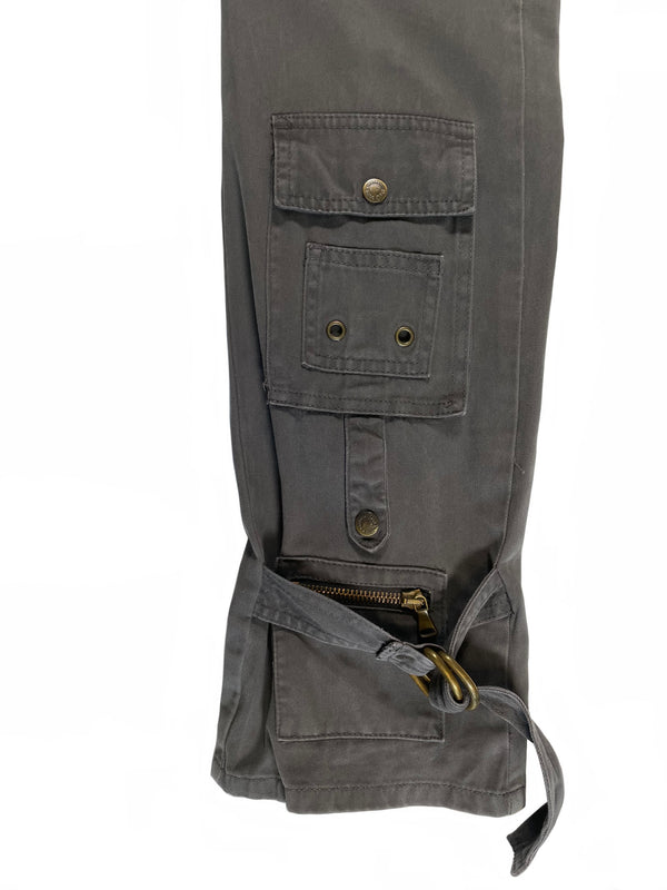 2000s Dolce & Gabbana bondage multi-pocket trousers
