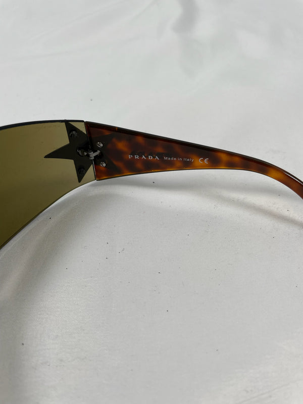 2000’s Prada shield star sunglasses