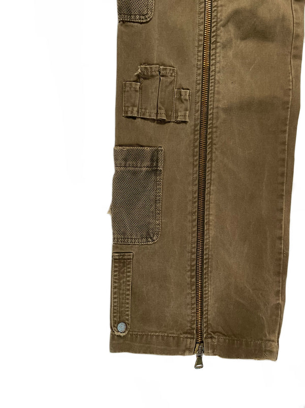 2000’s Dolce & Gabbana full zipper cargo pants