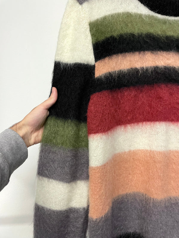 AW2017 Saint Laurent Johnny Rotten mohair sweater