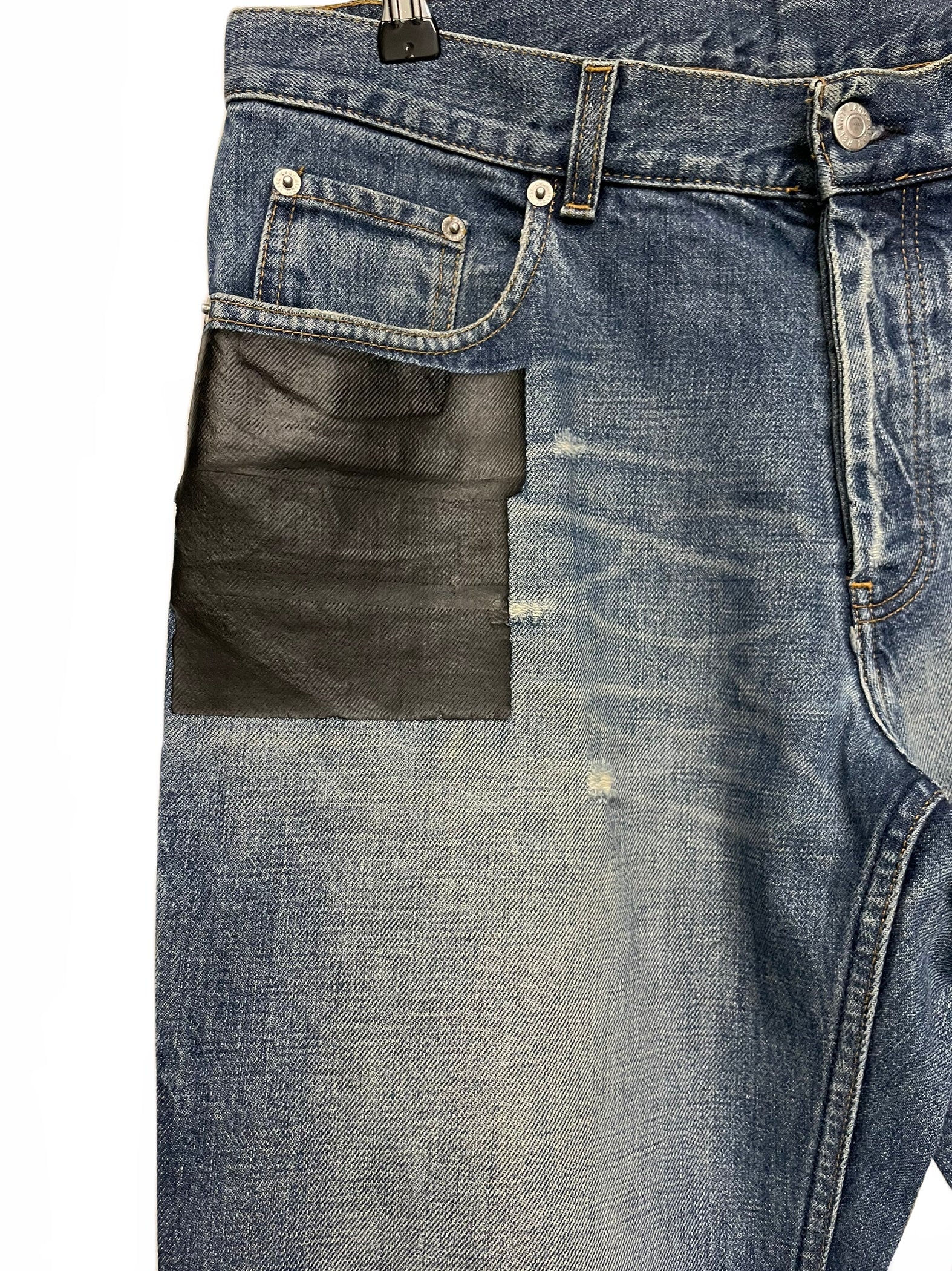 HELMUT LANG 03SS 本人期archive rubber denim HELMUT LANG 03SS 本人期archive rubber denim
