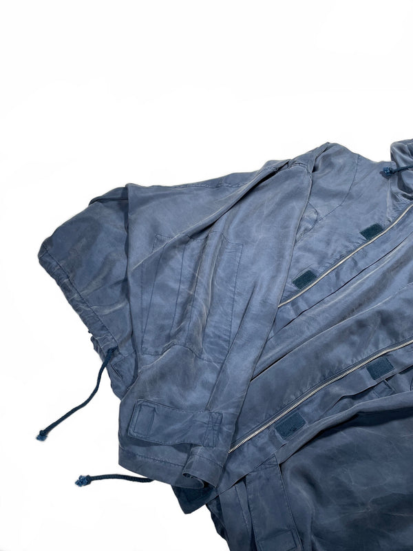 1990’s Katharine Hamnett cargo bomber jacket in silk