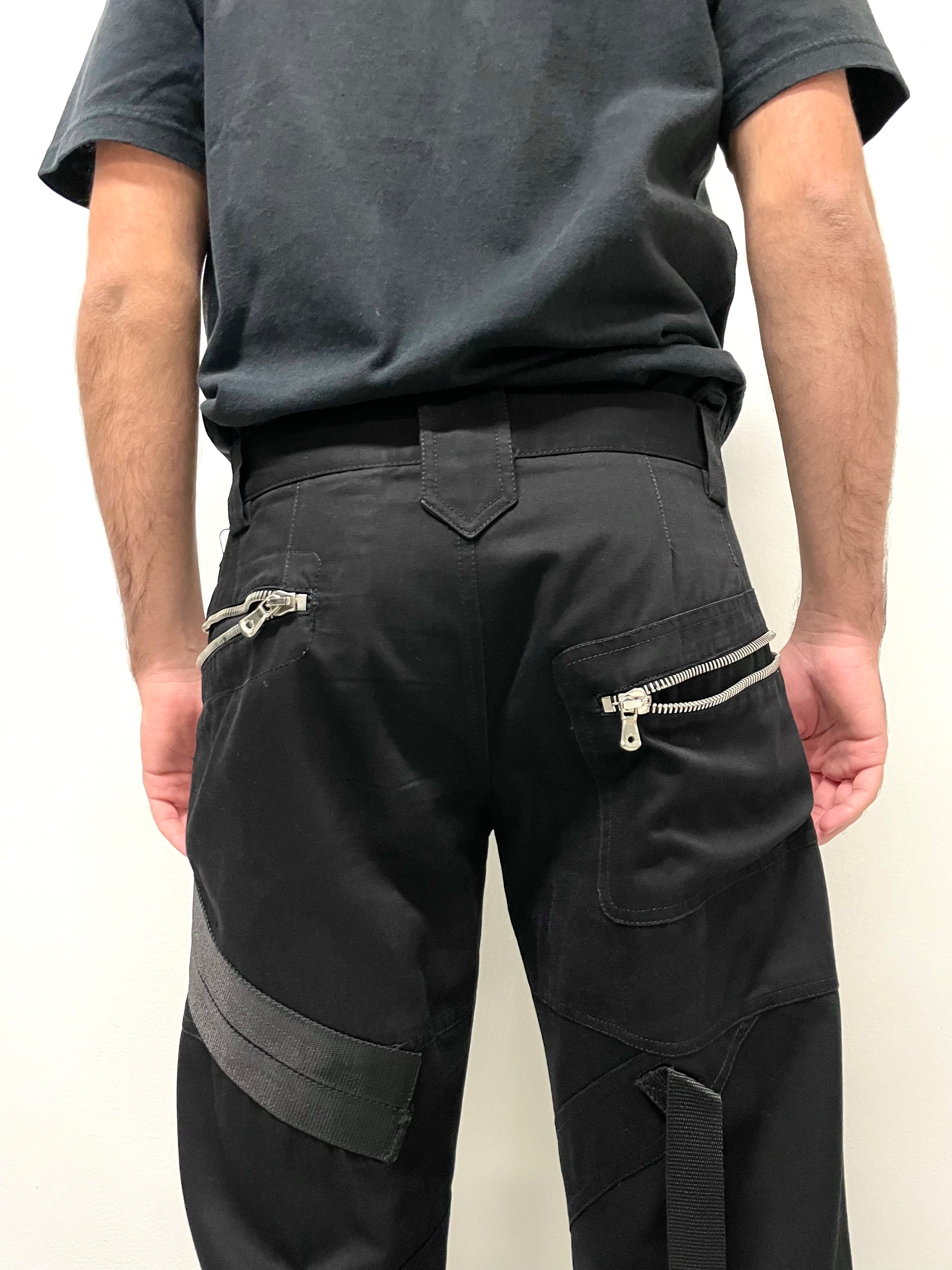 AW2003 Dolce & Gabbana runway sample bondage cargo pants