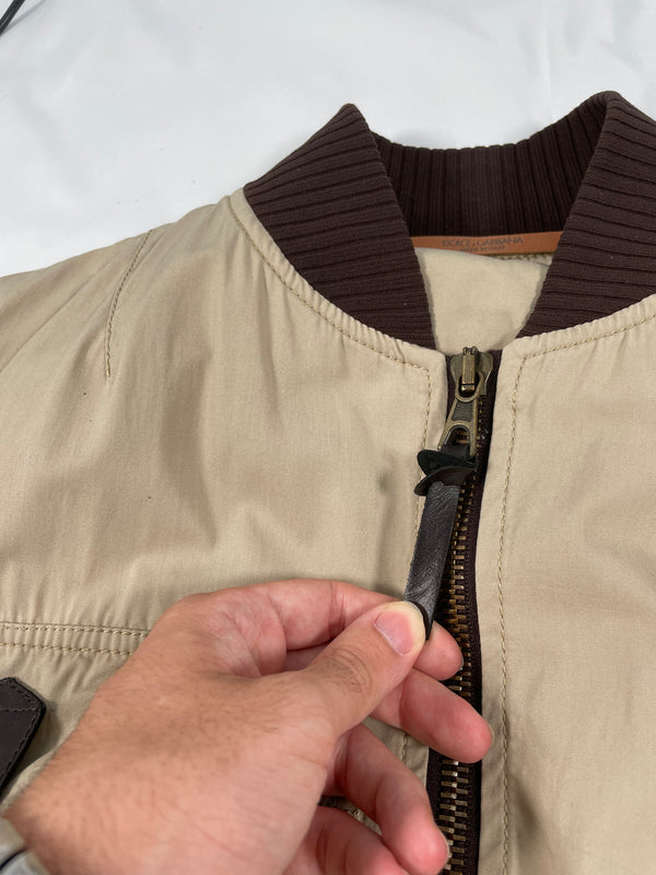 SS2003 Dolce & Gabbana parachute cargo bomber jacket
