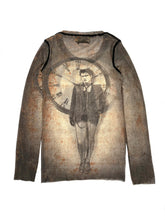 Load image into Gallery viewer, AW2003 Jean Paul Gaultier “clock woman” mesh long sleeve shirt
