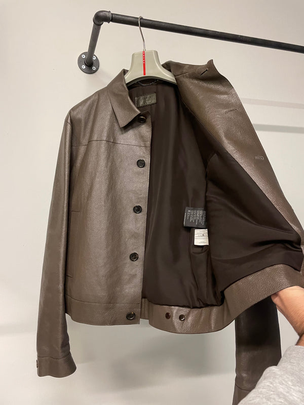 2010s Prada leather jacket