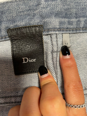 Dior Homme blue grey denim