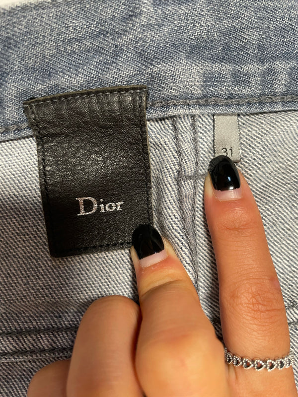 Dior Homme blue grey denim