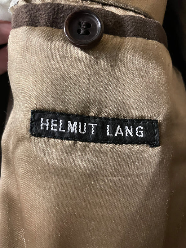 AW1996 Helmut Lang double breasted moleskin coat