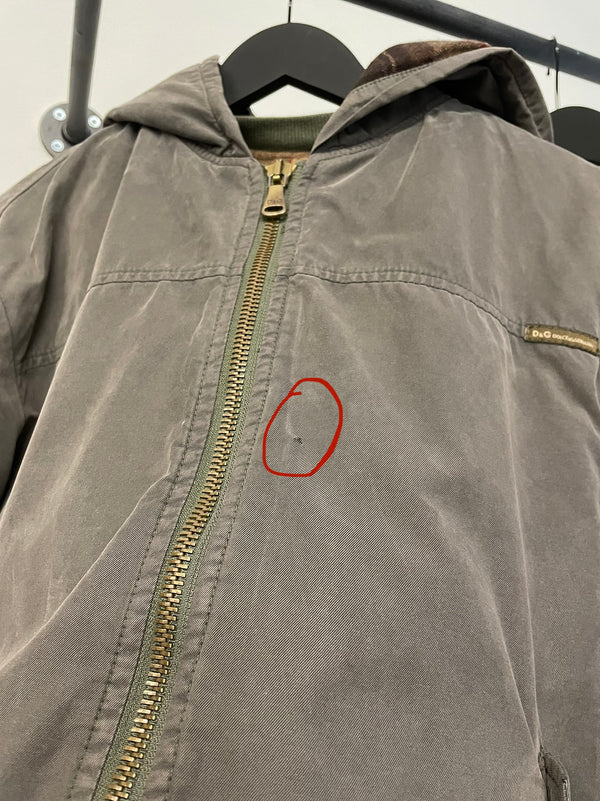 2000s  Dolce & Gabbana zip sleeves bomber jacket