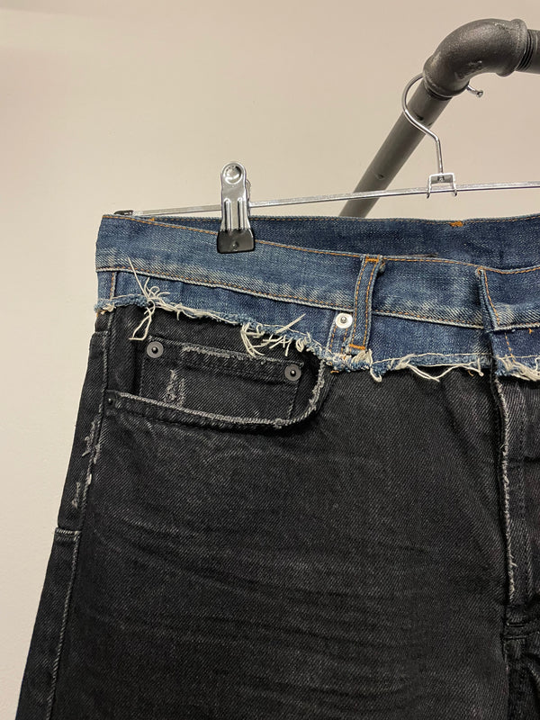 2006 Dior Homme cummerbund jeans