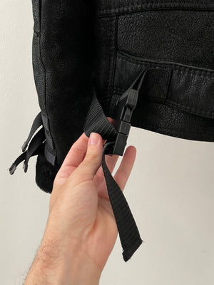 AW2007 Dior × Hedi Slimane "Navigate" shearling leather  jacket