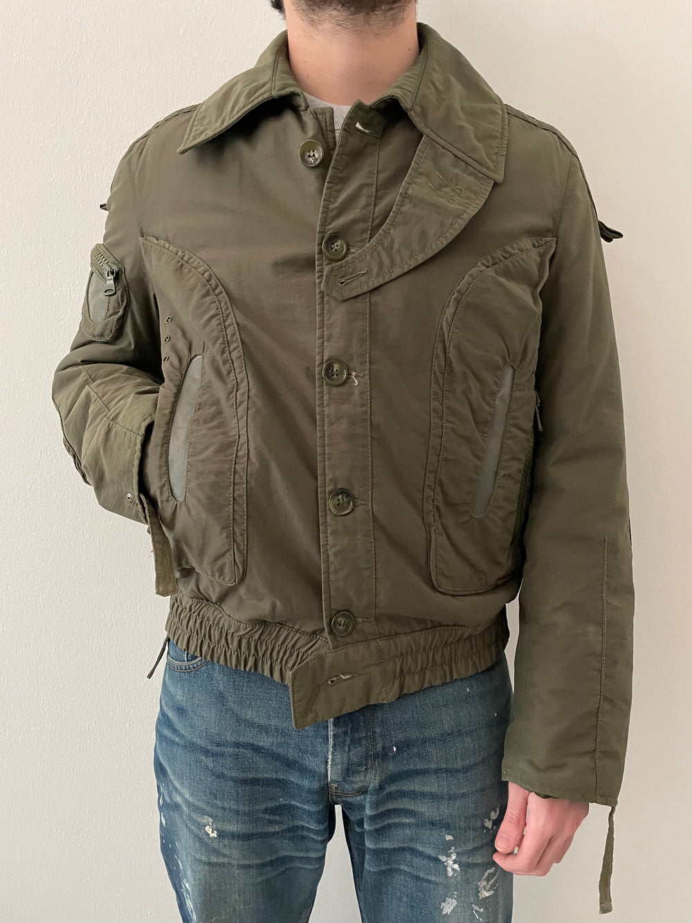 AW2003 Dolce & Gabbana Goggle bomber jacket