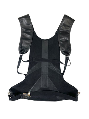 Dirk Bikkembergs multi pockets backpack vest